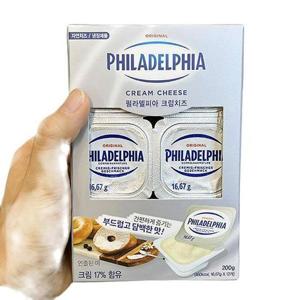 필라델피아 크림치즈 싱글컵 200g x 1개 a48130