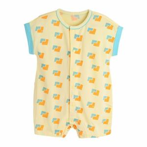 [모이몰른]신생아우주복 햄릿인견메쉬반팔우주복