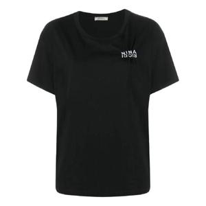 25 FW 니나리치 로고 자수 티셔츠 20AJTO056CO0952 TP436115249