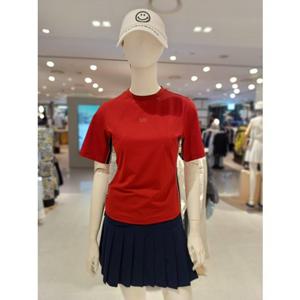 [파리게이츠] 25FW가을 옆선 배색 라운드 반팔 티셔츠 (521E3TR104BR)