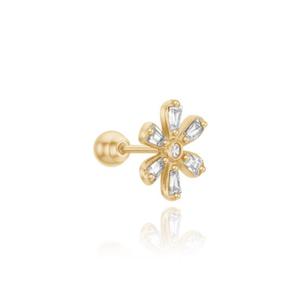 미니골드 14k 큐플라워피어싱 ENOM4240