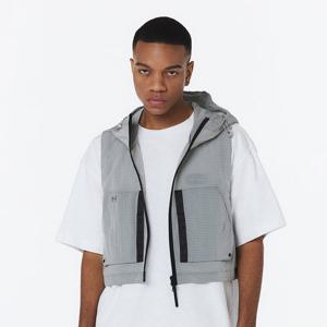 [OFFROAD] 유니 후디 베스트 - RIB (화이트 그레이)_5LG1412