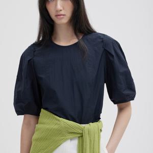 [쥬크]볼륨 하프 슬리브 블라우스 (Z252MSC030)