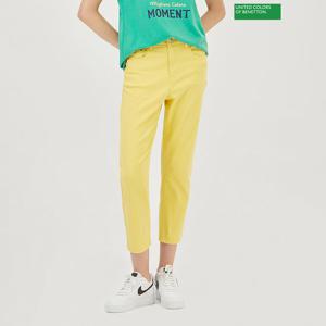 베네통 포켓 밴딩 배기 팬츠 BADP06341_YE