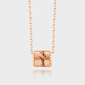 베티블루 585 750 14K 레터링 볼드 여자 금 목걸이