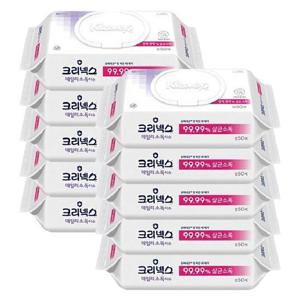 [땡큐온]크리넥스 데일리 99.99 소독티슈 캡50매 x10개