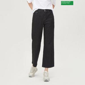 베네통 밴딩 와이드 데님 팬츠 BADPA1541