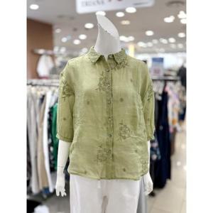 소고 세이브존01 여름 자수 린넨 블라우스 AL2BA57