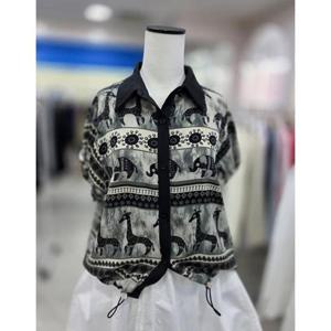 스테파니 세이브존08 카라 소매 퍼프 남방 A25SH5302