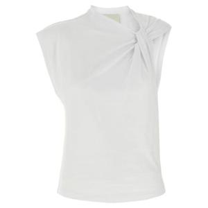 이자벨마랑 민소매 티셔츠 TS0175FAA1N41I20WH White