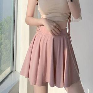 [샵앤][샵앤] 여성 밴딩 플레어 속바지 미니스커트 WDMS-WPT-TS1