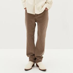 [플랙진]남성 스티즈 T76 스트레이트 브라운 데님 팬츠 (PJTO5SZT765)