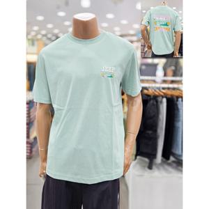 [지프]남녀공용 트레블 그릴 프린트 반팔티셔츠(JQ0TSU381_MT)_D