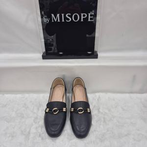 [미소페]By미소페 여성 골드 장식 로퍼 112HH419GP006 BLACK 1_J