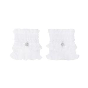 [세인트앤드류스]여성 플리츠 블록 레이스 커프스 (821E1AC054WH)
