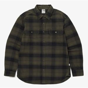 노스페이스 M 애로요 플란넬 셔츠 NH8LQ70A B