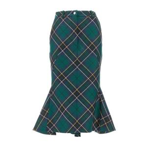 알렉산더맥퀸 플라드 하이웨이스트 스커트 839654 QJAFI 4348