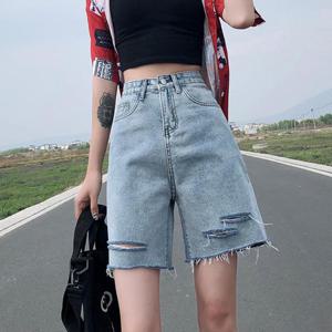 [샵앤][샵앤] 여성 2사이즈 하이웨스트 데님 바지 WDMS-WPT-TS14