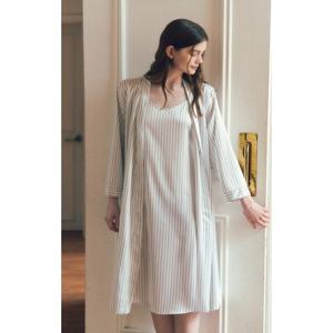 [비너스]VGN4570B 핀스트라이프의 세련된 감각의 끈원피스 가운