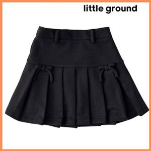 [리틀그라운드8] 테일스쿱(75A14-430-01)리본플리츠스커트 아동여아치마 간절기 코디 데일리 선물 레이어드