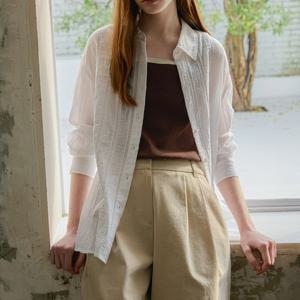 [올리브데올리브]스트라이프 스트랩 블라우스 OW5MB355