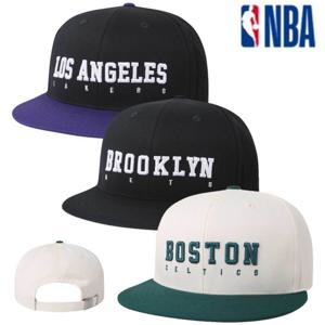 [NBA]N255AP641P GR 남여공용 엔비에이 팀별 빅 레터링 투톤 어센틱 스냅백 모자