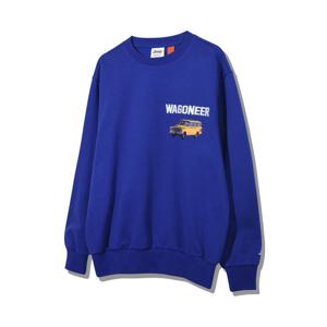 [지프]JP1TSU845 왜고니어 자동차 맨투맨 2024년 블루 티셔츠_SC