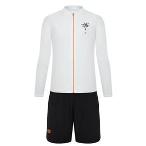 [아레나] 코코스 남성 릴렉스핏 집업 래쉬가드 세트 A5BM1PC10OWT