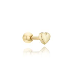미니골드 14k 볼륨하트피어싱 ENOM4199