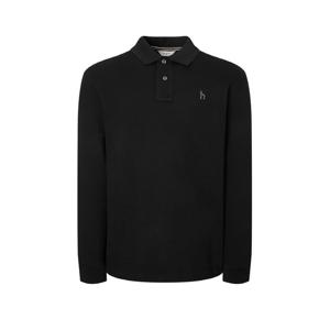 헤지스  25FW  남성 긴팔 캐주얼 피케 폴로 셔츠 HZTS5D431BK