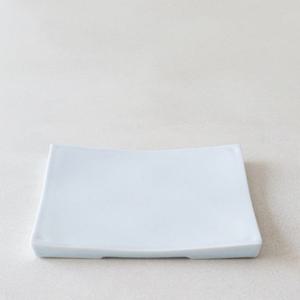 이천도자기 강백자 정사각접시 1호 19cm 그릇 식기 플레이트 대접시 접시 도자기접시 앞접시 작은접시 도자