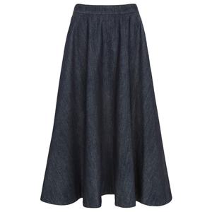 막스마라 25FW 블루 세실레 데님 플레어 스커트 2529106021 CECILE 001