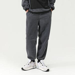 [OFFROAD] 우븐배색 무릎턱 플리스 조거 팬츠_5JF1620