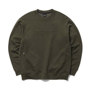 [OFFROAD] 면 엠보프린트 맨투맨_5IE5338