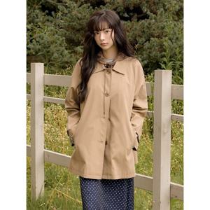 [올리브데올리브]탈부착 배색후드 트렌치자켓  OW5AR810