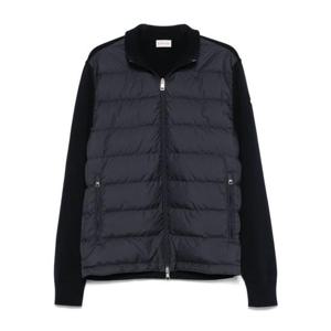 몽클레어 패딩 집업 코튼 가디건 K20919B00003M1367 776 Blue