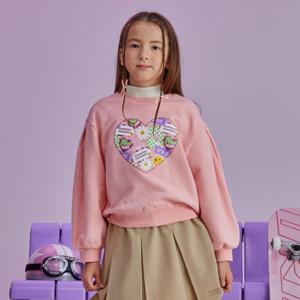 [피터젠슨]피터젠슨 하트뿜뿜 크롭맨투맨 PTF11TM51M_PK