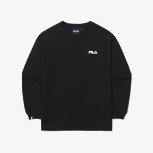 휠라긴팔티 KQC FK2RLG3101X-BLK 베이직 싱글 티셔츠