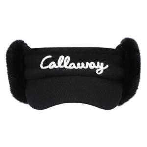 M 캘러웨이골프귀마개 PQC CWAC24W801_BK 여성 디테쳐블 이어워머 바이저