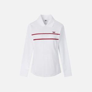 M PXG골프긴팔티 UQC PIPCW2104-01 여성 니트 하이브리드 카라 긴팔 티셔츠