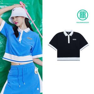 레인메이커 여성 타월 요코 카라 반팔 티셔츠 R32WCT07