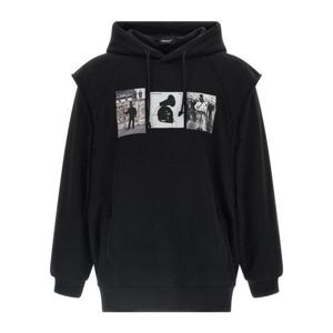 언더커버 후드 티셔츠 UC2E4803BLACK Black