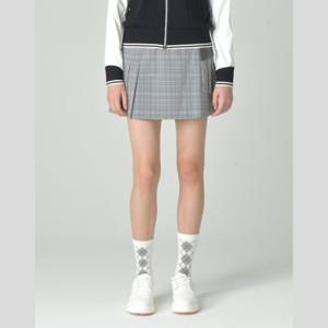 헤지스골프 BEST 여성 체크 플리츠 스커트(HWSK5C613G1)