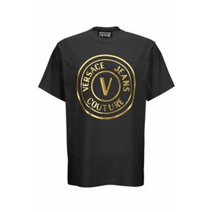 베르사체 반팔 티셔츠 79GAHT01 CJ00TG89 Black