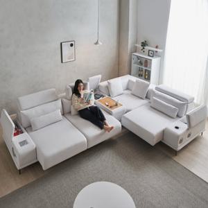 알토 모션소파 리클라이너 5인용 코너형 패브릭 고급형 (콘솔박스 일반형 포함)[무료배송혜택]