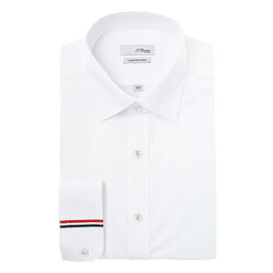 [에스티듀퐁(셔츠)]신축성좋은스트레치기본슬림핏셔츠SE5FM22LS771SWH