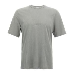 생로랑 로고 자수 반팔 티셔츠 818535YBHD2 1467