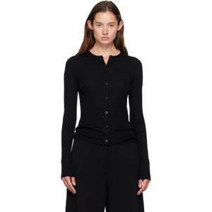 25 FW 몽클레어 여성 Moncler x EE72 블랙 울 가디건 252171F095000