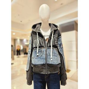 [르니앤맥코이]데님 패치 후드집업 점퍼 MM11JP700HJZ