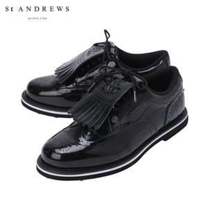 [세인트앤드류스] 여성 별 심볼 킬티 클래식 스파이크리스 골프화 821C3SE752_BK